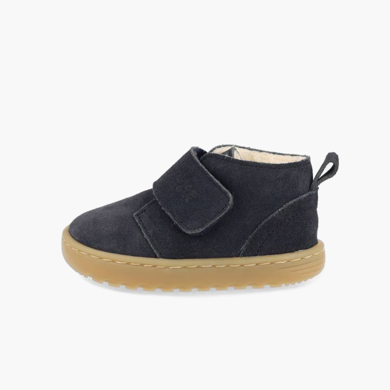 Botas Blanditos camurça forro felpudo Azul Marinho