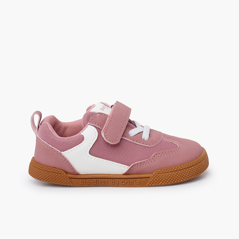Sapatilhas microfibra Blanditos sola caramelo Rosa