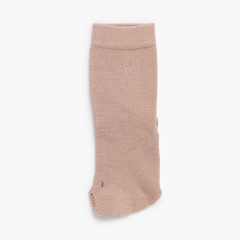 Meias curtas barefoot bambu Amêndoa