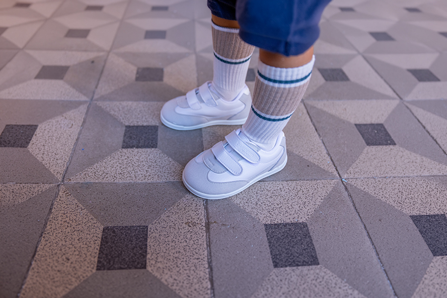 Sapatilhas Desporto Minimalistas Calcanhar Cores