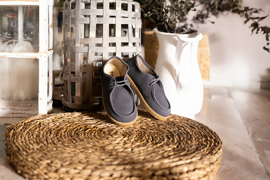 Sapatos de vela Wallaby suede meninos