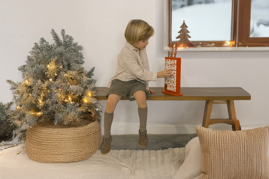 Sapatos de vela Wallaby suede meninos