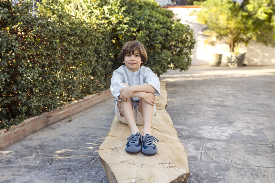 Zapatillas barefoot lona y serraje tallas altas