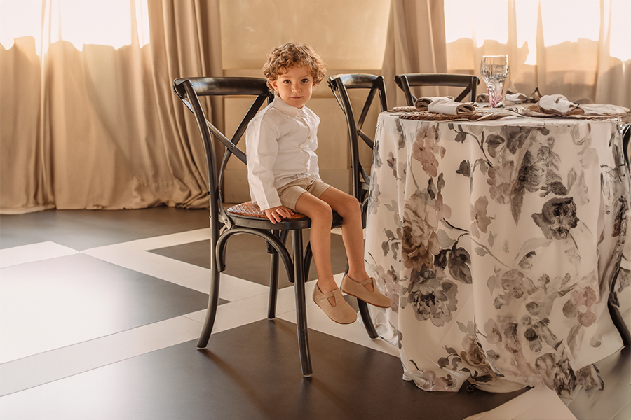 Pepitos barefoot camurça menino primeiros passos