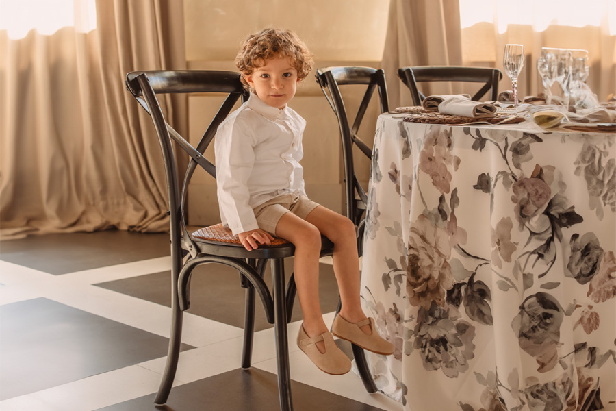 Pepitos barefoot camurça menino primeiros passos