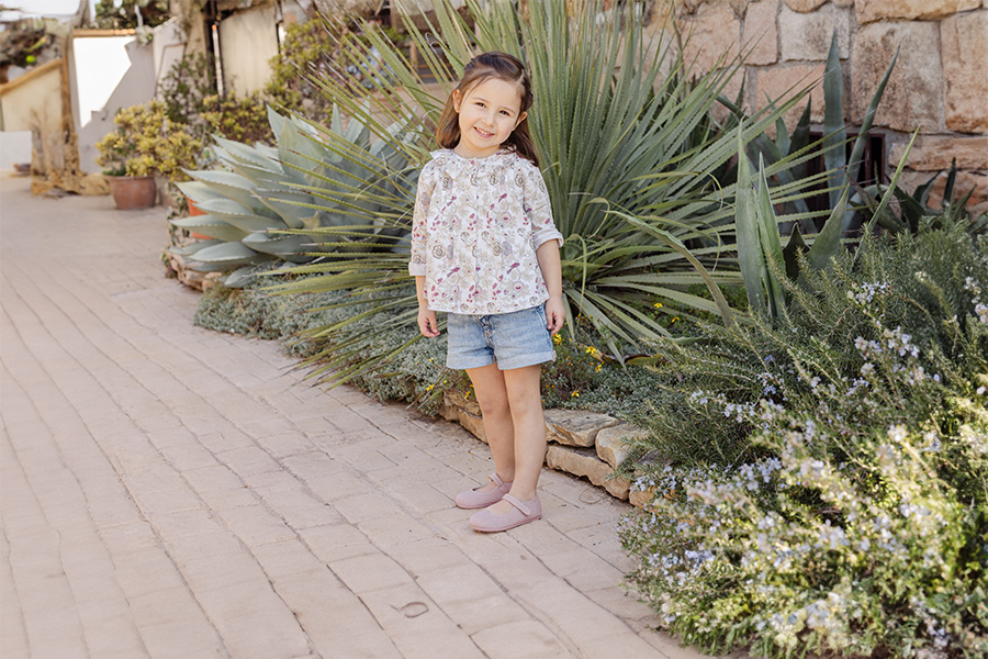 Merceditas barefoot linho fecho aderente