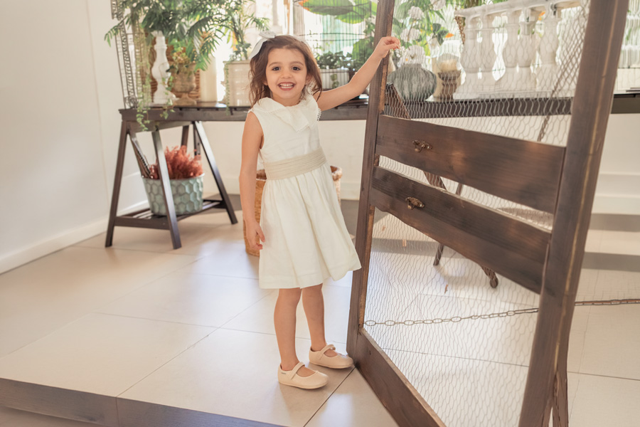 Merceditas barefoot linho brilho fecho aderente