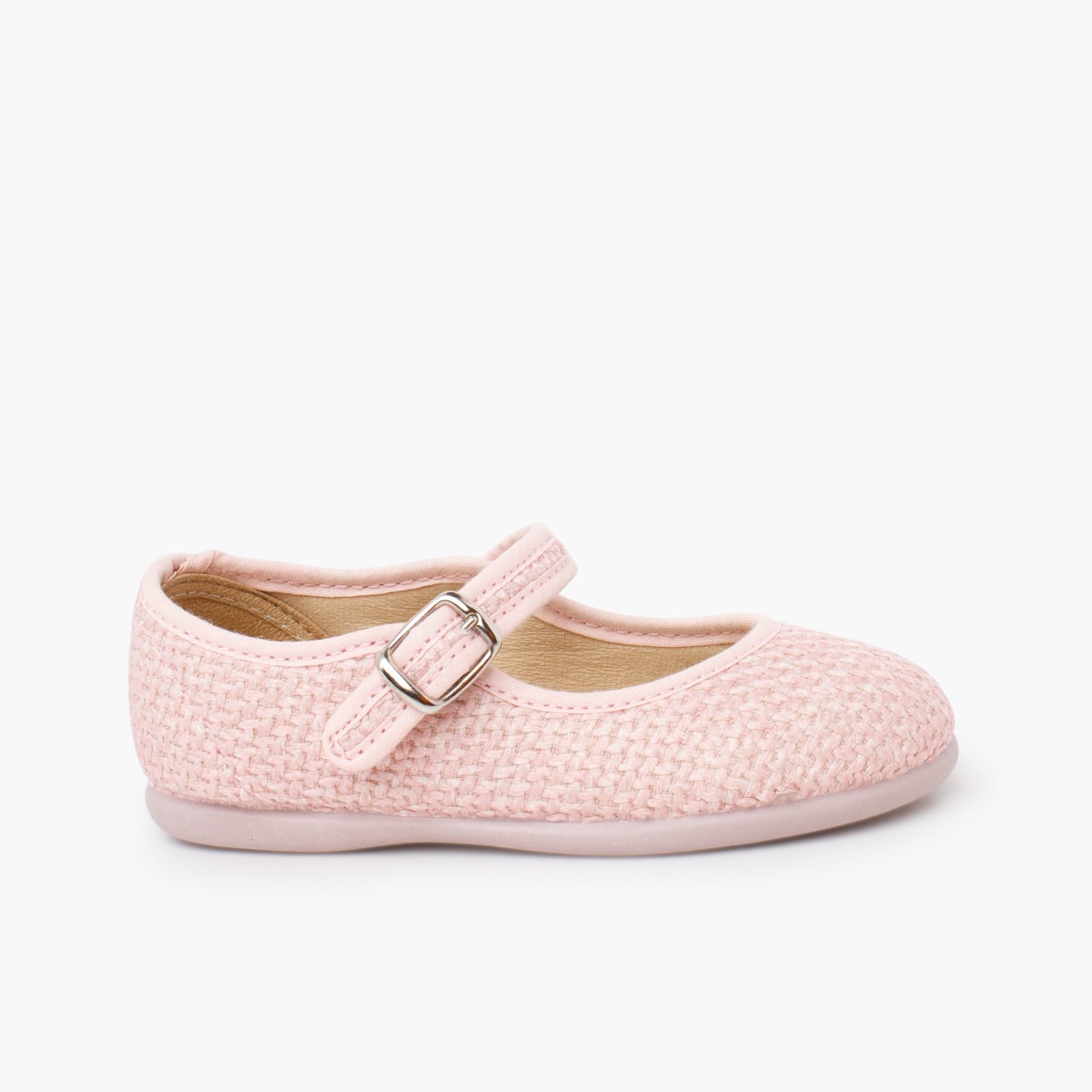 Merceditas menina cerimónia entrelaçado rústico Rosa