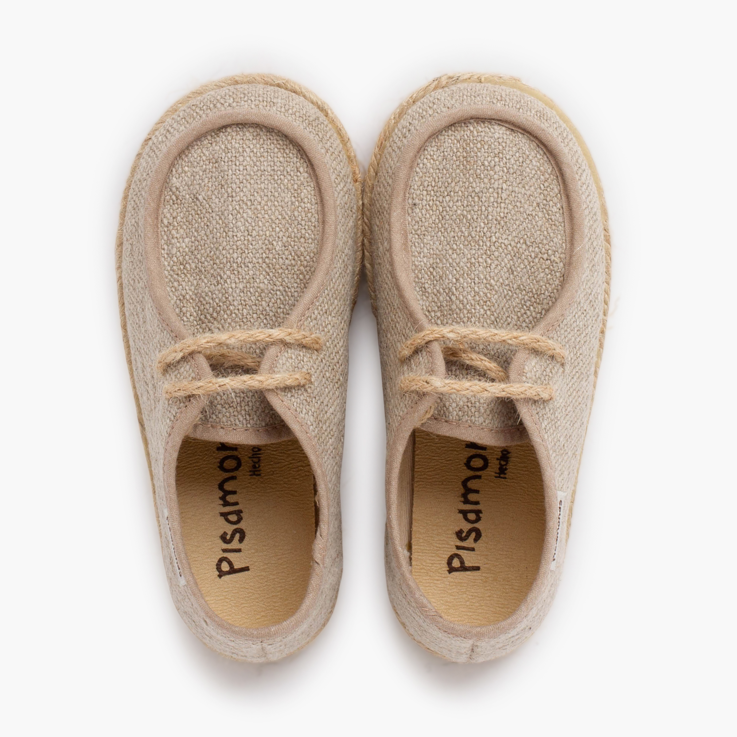 Sapatos vela wallaby menino juta Natural