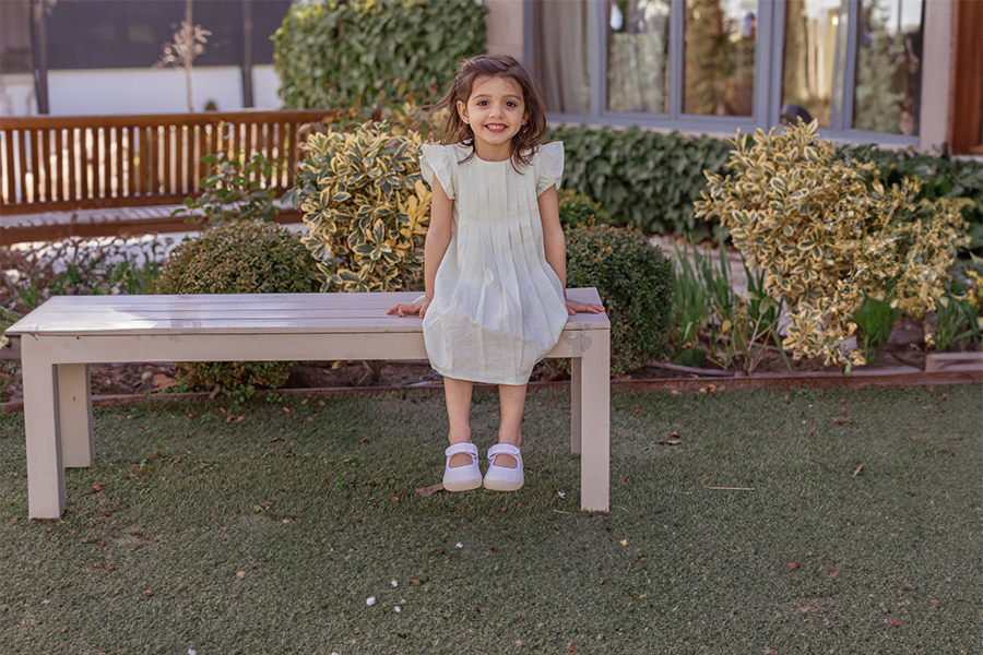 Merceditas barefoot menina brilho