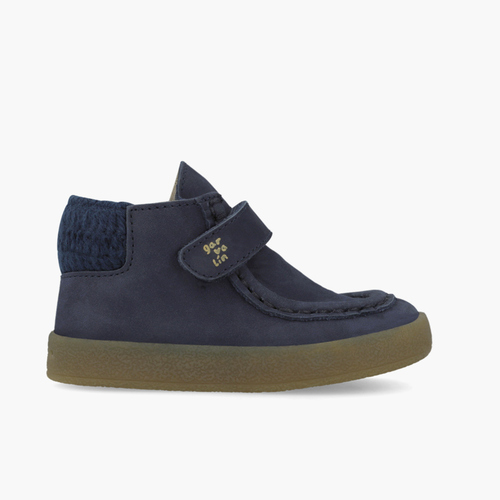 Botins wallaby gola forrada tira aderente Azul Marinho