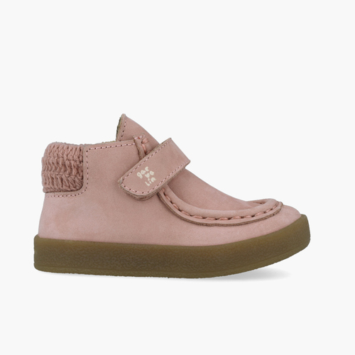 Botins wallaby gola forrada tira aderente Rosa