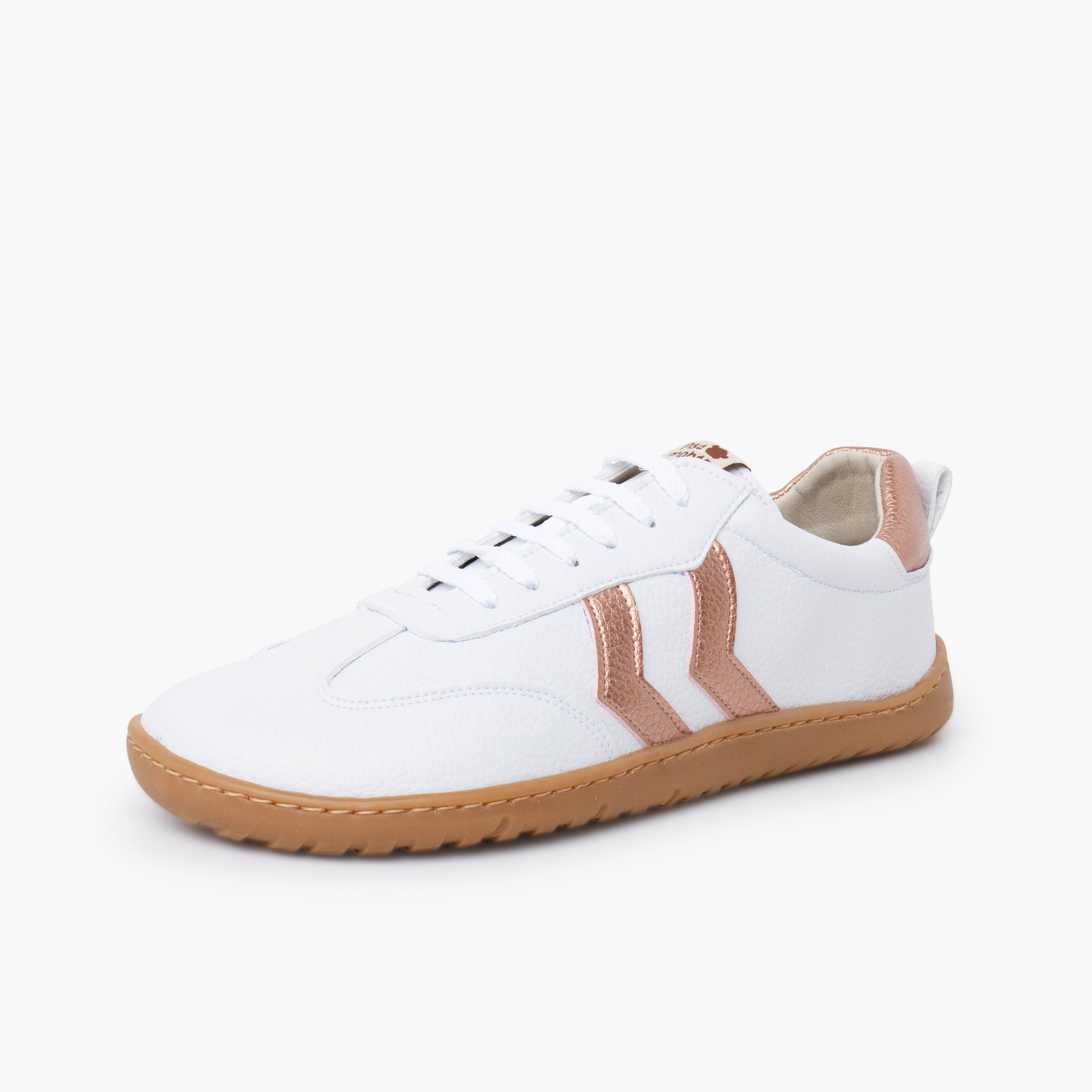 Sapatilhas barefoot atacadores tamanhos grandes Bronze