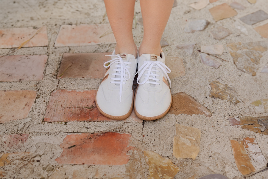 Sapatilhas barefoot atacadores tamanhos grandes