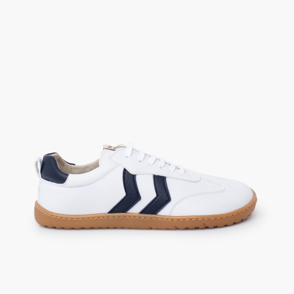 Sapatilhas barefoot atacadores tamanhos grandes Azul Marinho