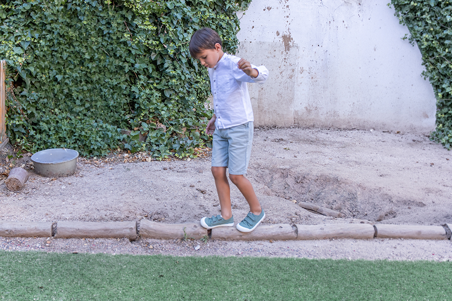Sapatilhas barefoot lona lavada tiras aderentes