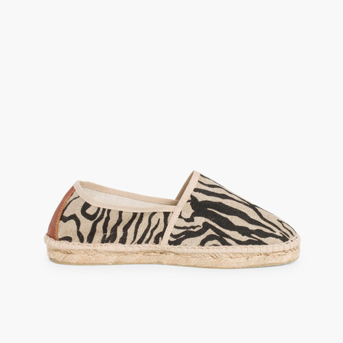 Alpargatas Estampadas Crianças e Adultos Zebra