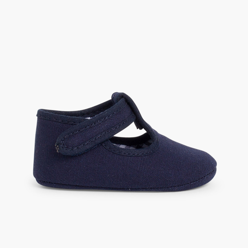 Sapatos Pepito Bebé Tela tiras aderentes   Azul Marinho