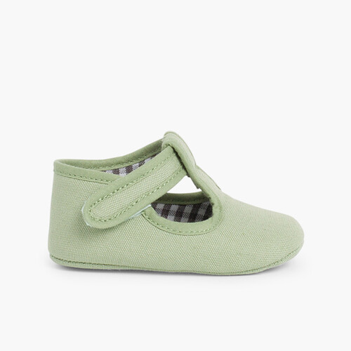 Sapatos Pepito Bebé Tela tiras aderentes   Verde Folha