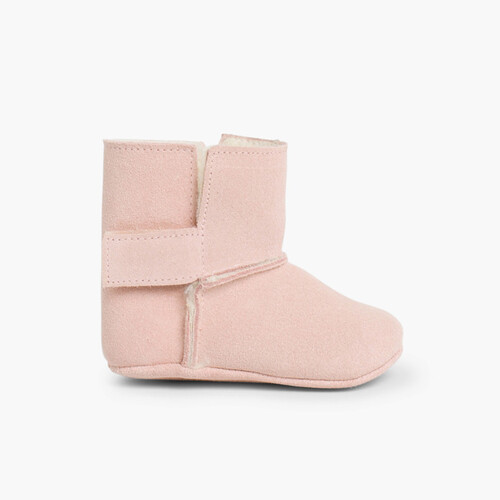 Botinhas Bebé estilo esquimó Rosa