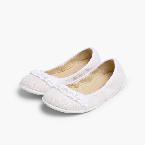 Sabrinas Linho com Renda Branco
