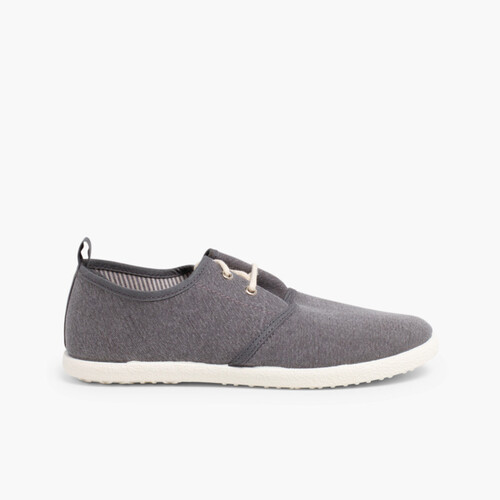Sapatos Blucher Atacadores Sola de Borracha Cinzento