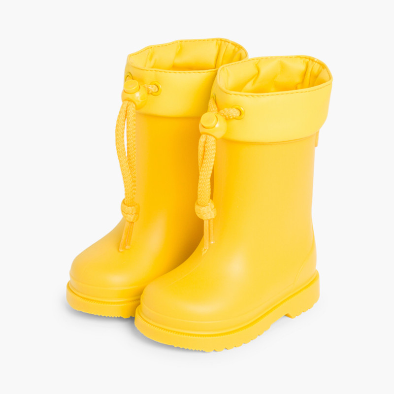 Galochas para Crianças Pequenas Igor cano ajustável Amarelo