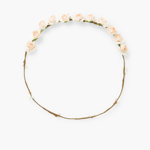 Coroa Média de Flores Cru