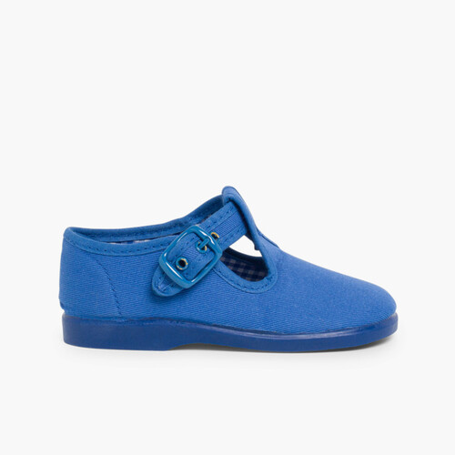 Sapato Pepito Lona Azul França