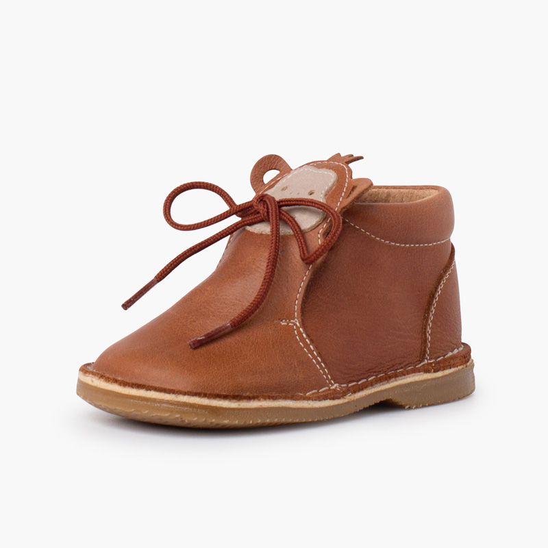 Bota pele atacadores cara macaquinho Couro