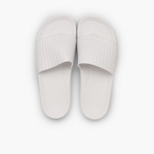 Chinelos de Borracha Igor Tira Larga Modelo Beach Branco