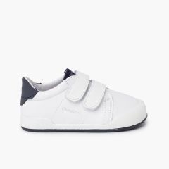 Branco e Azul Marinho