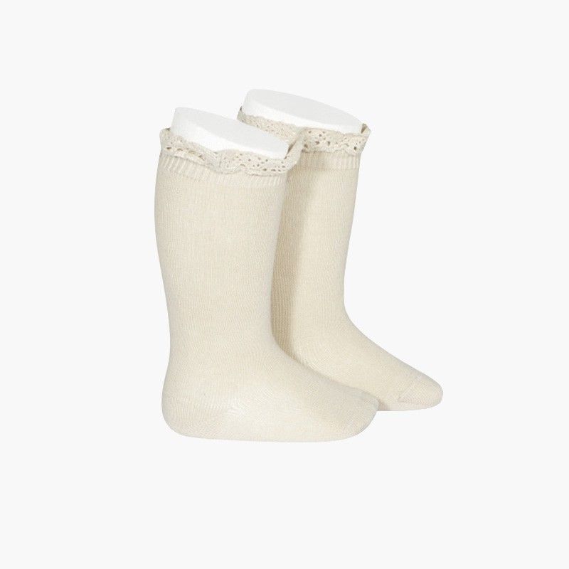 Meias Altas com Renda