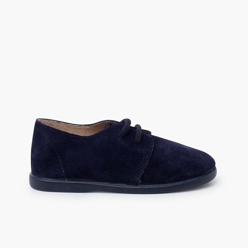 Bluchers camurça atacadores menino sola fina