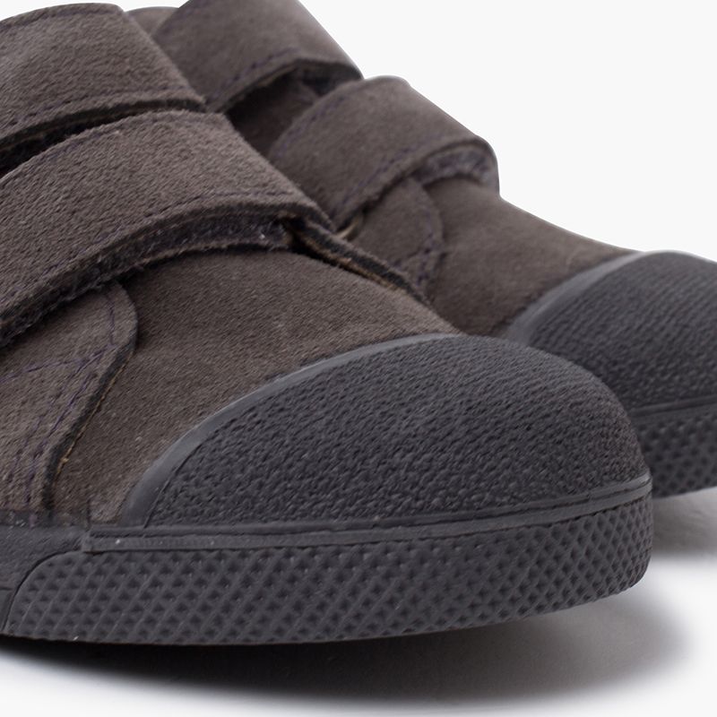 Sapatilhas camurça criança biqueira borracha