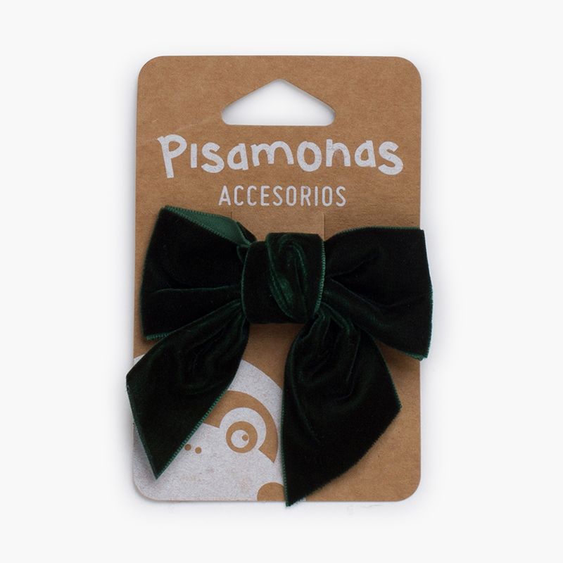 Laço veludo bico de pato