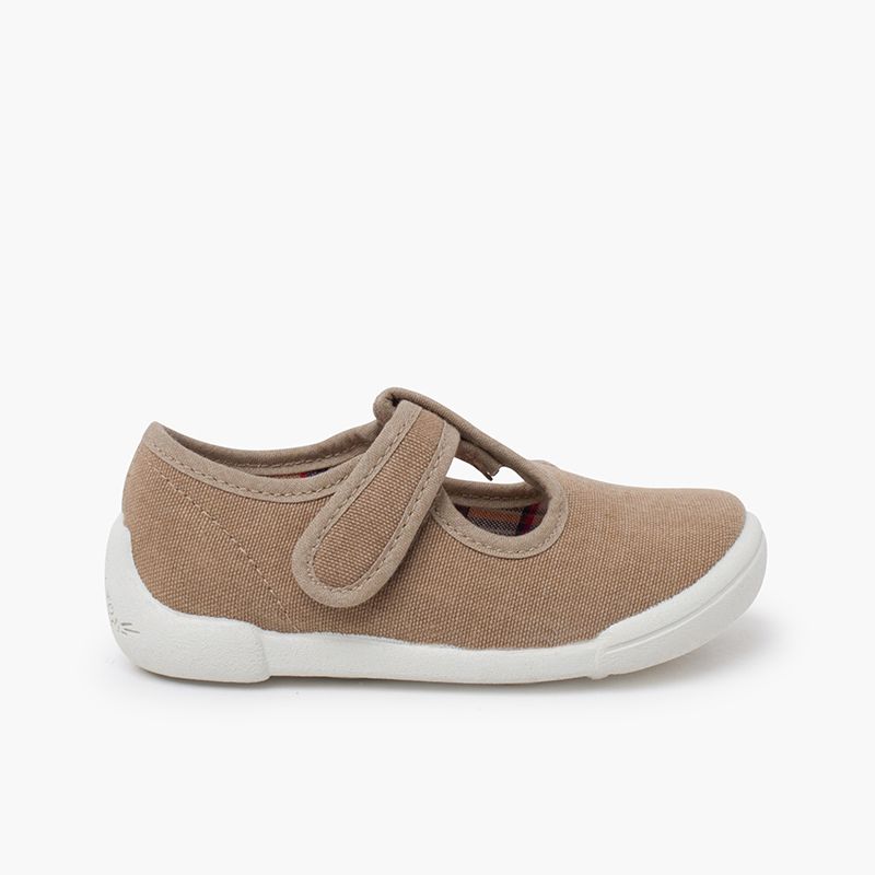 Pepitos barefoot tira aderente sola branca