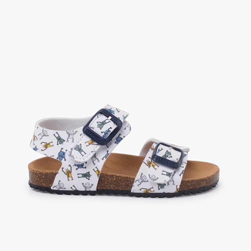 Sandálias bio menino robots