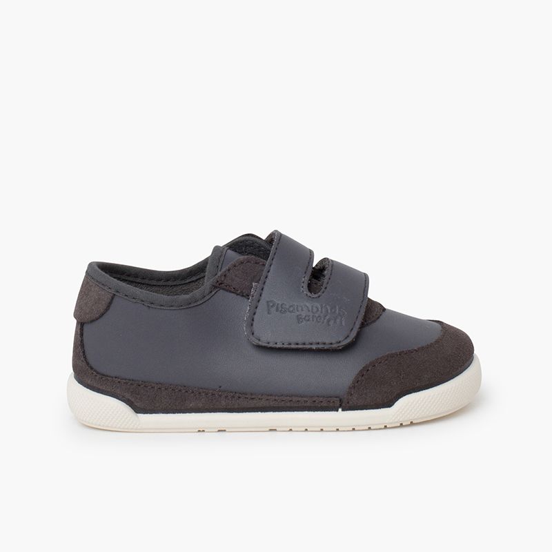 Sapatilhas barefoot combinadas sola branca