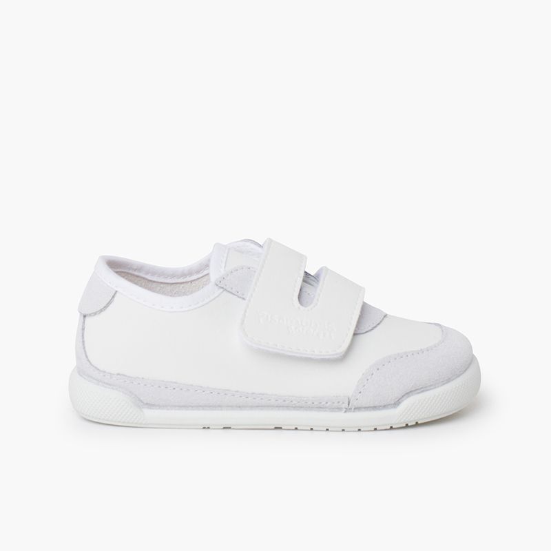 Sapatilhas barefoot combinadas sola branca