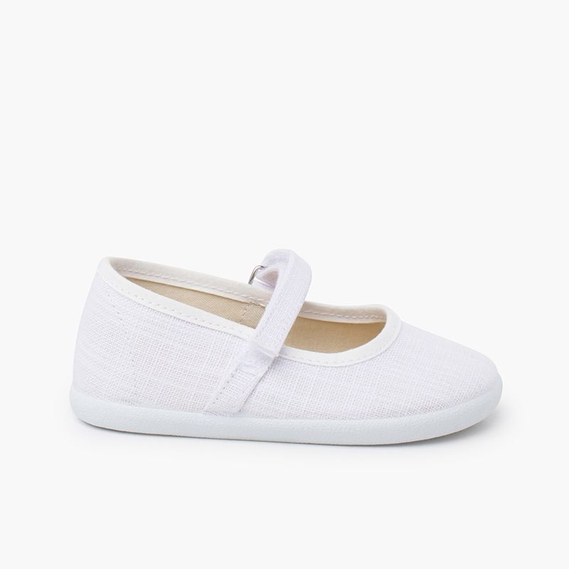 Merceditas barefoot linho leve fecho aderente