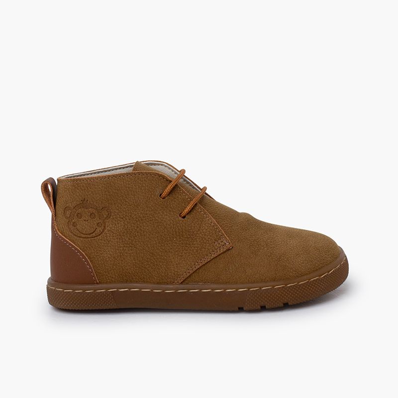 Botas menino barefoot atacadores calcanhar couro