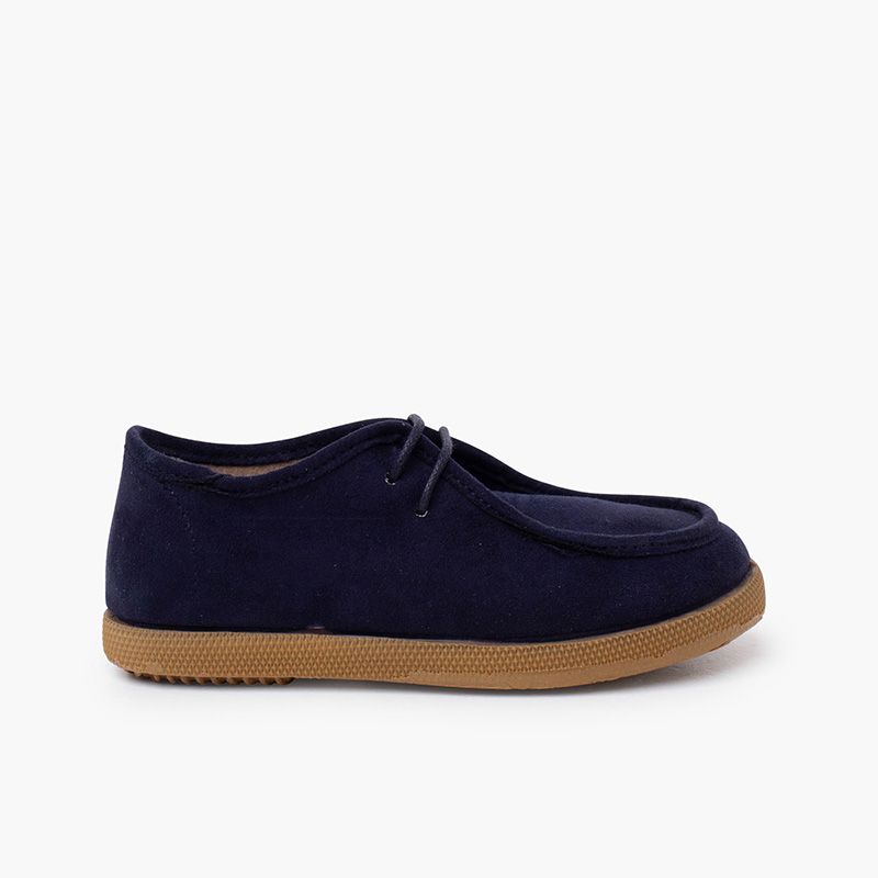 Sapatos de vela Wallaby suede meninos