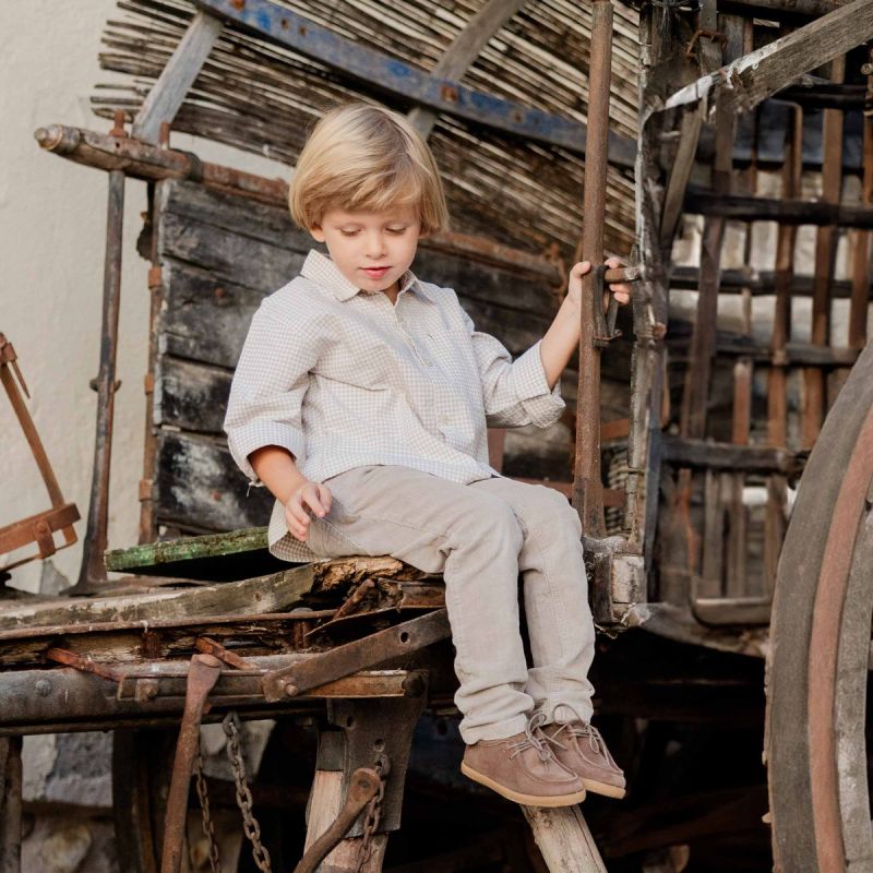 Sapatos de vela Wallaby suede meninos