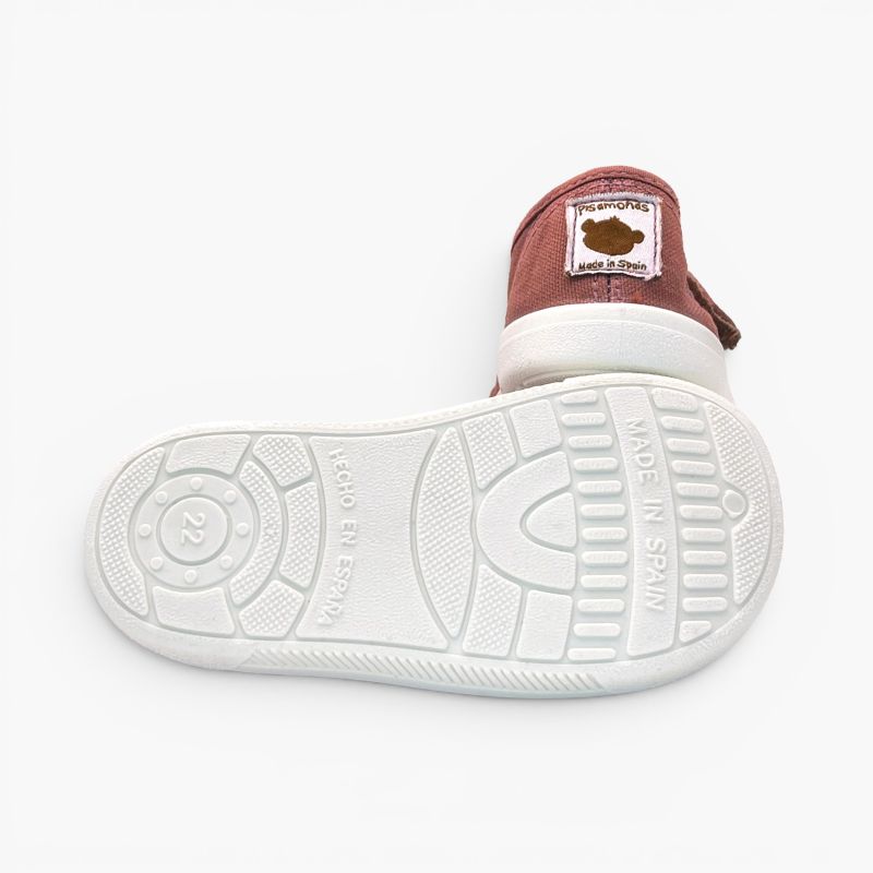 Merceditas barefoot lona lavada meninas