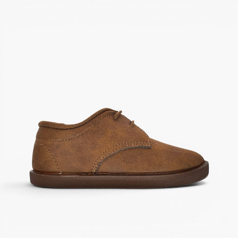 Blucher barefoot efeito pele atacadores finos colarinho