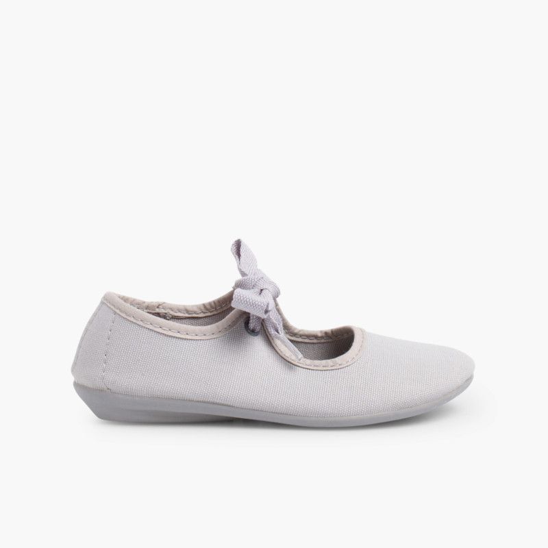 Sapatos de Tela Norteñas com laço