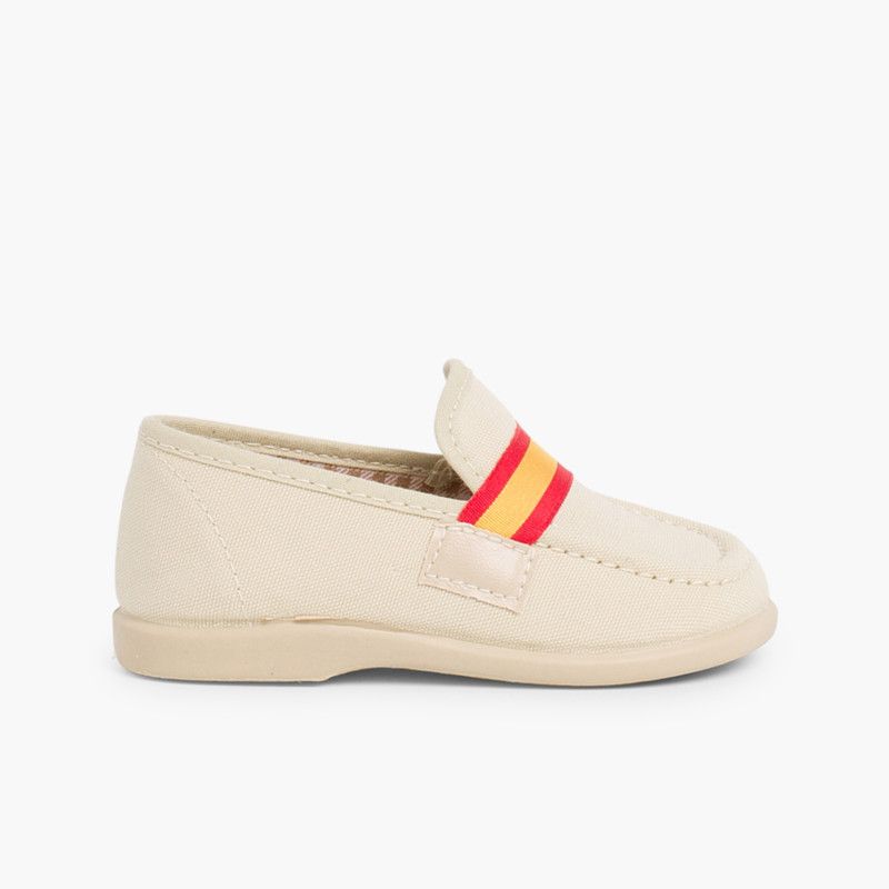 Mocassins Tecido Bandeira Espanha