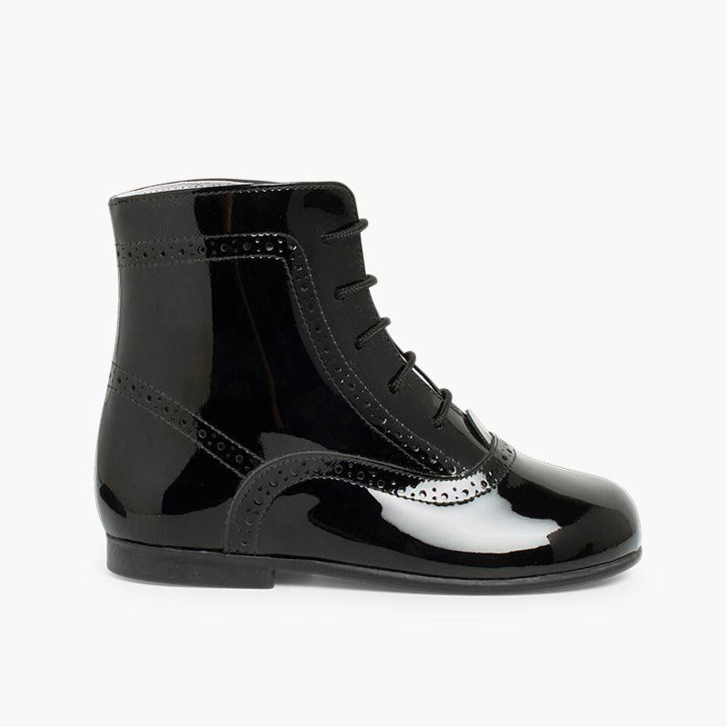 Botas Verniz Atacadores