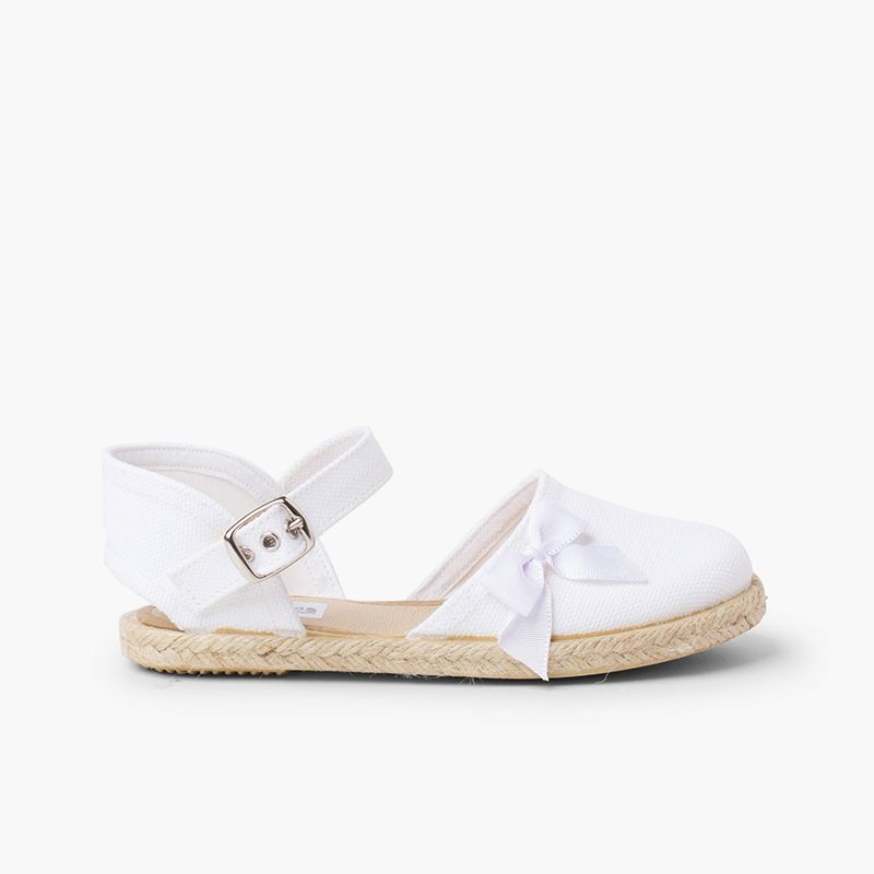 Sandália Alpargata Fecho Fivela Laço